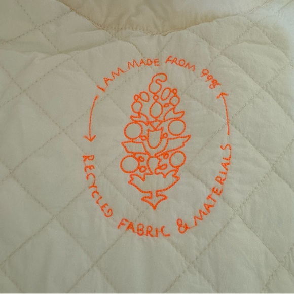 Free People Movement Quilted Hooded Lightweight Snap Button Zip Up Jacket Med - Picture 6 of 16